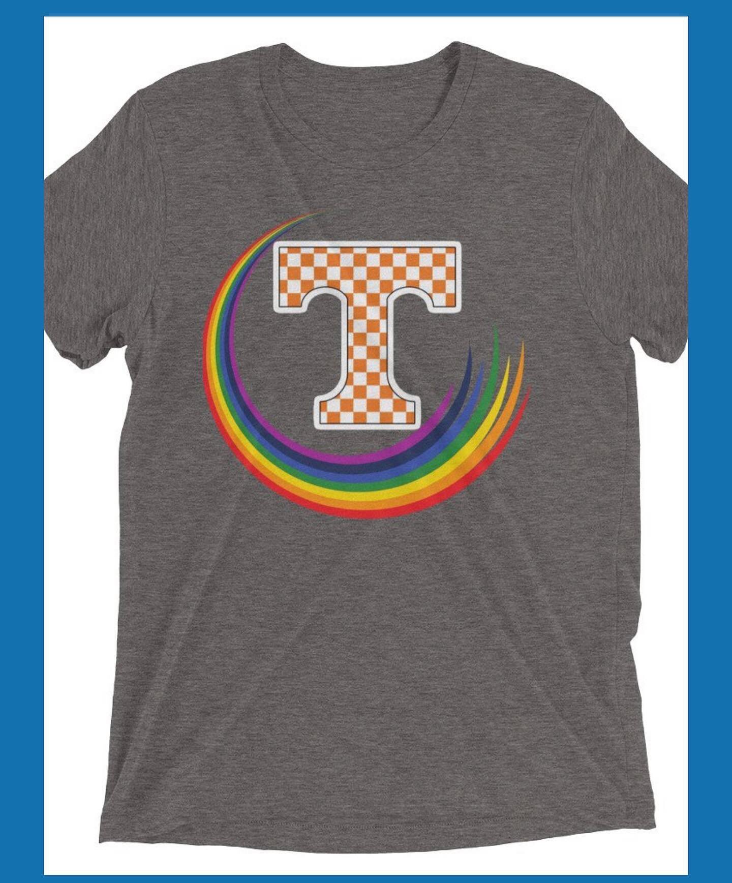Yes! There 🌈s in Tennessee. #lgbt #tshirt #pride #tennessee #vols  www.mygoodshirt.shop