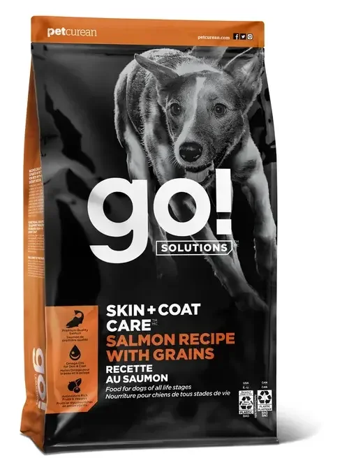Go! Solutions Skin + Coat Care Salmon With Grains Recipe Dog Food