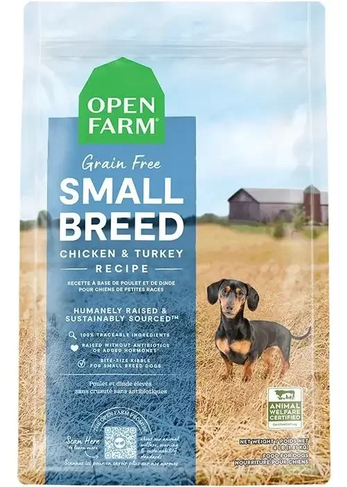 Open Farm Small Breed Chicken & Turkey Recipe Grain-Free Dry Dog Food