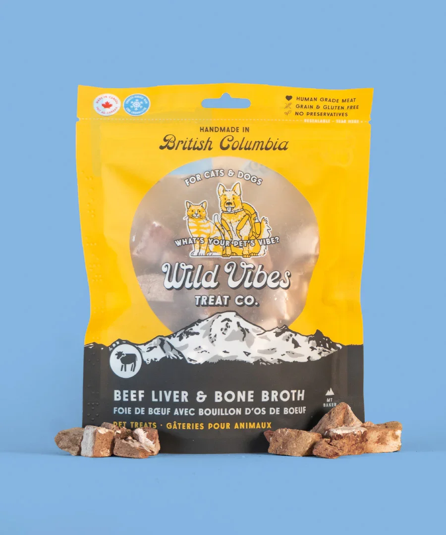 Wild Vibes Beef Liver & Bone Broth Treats