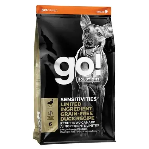 Go! Solutions Sensitivities Limited Ingredient Grain-Free Duck Recipe Dog Food 22 lb