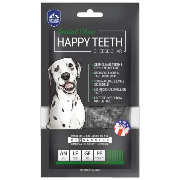 Himalayan Dog Chew Happy Teeth - Cheese-Char
