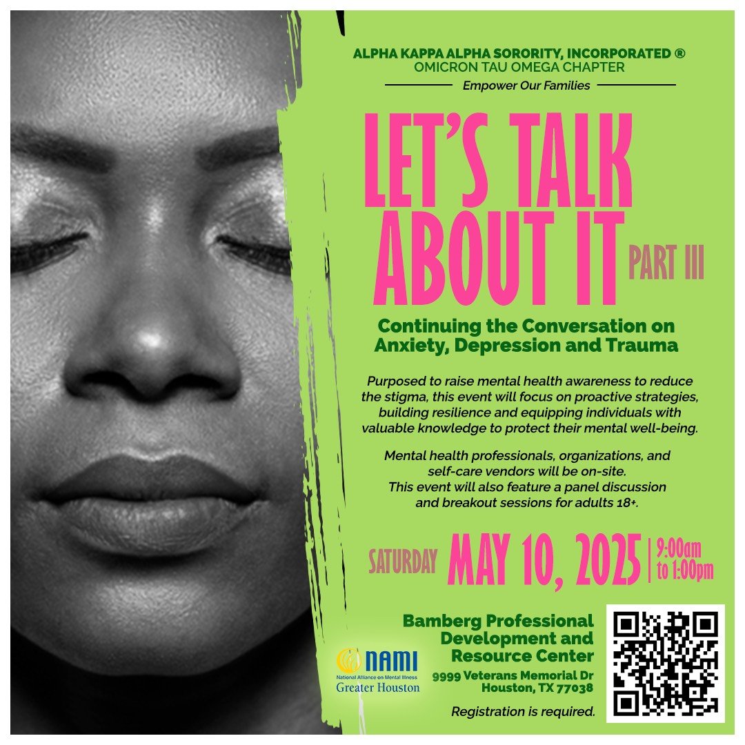 Let's Talk About It (Part III): Continuing the Conversation on Anxiety, Depression, and Trauma Symposium