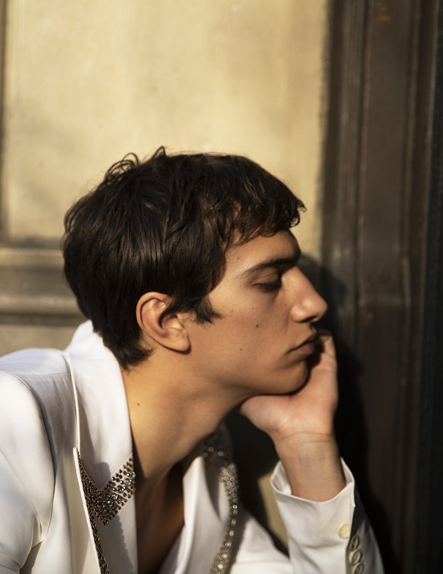 Alejandro Albaladejo for L'Officiel Hommes by Karl Simone and Sergi Padial 