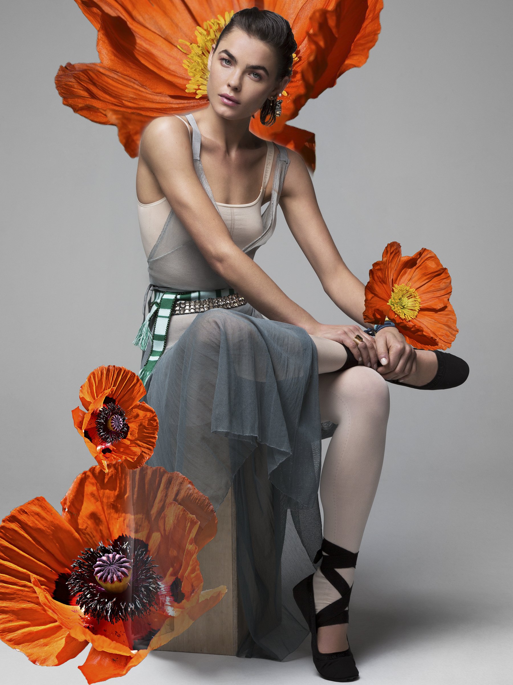 "The Cottingley Fairy"
Bambi Northwood-Blyth by Karl Simone and Inge Fonteyne for ELLE bg.