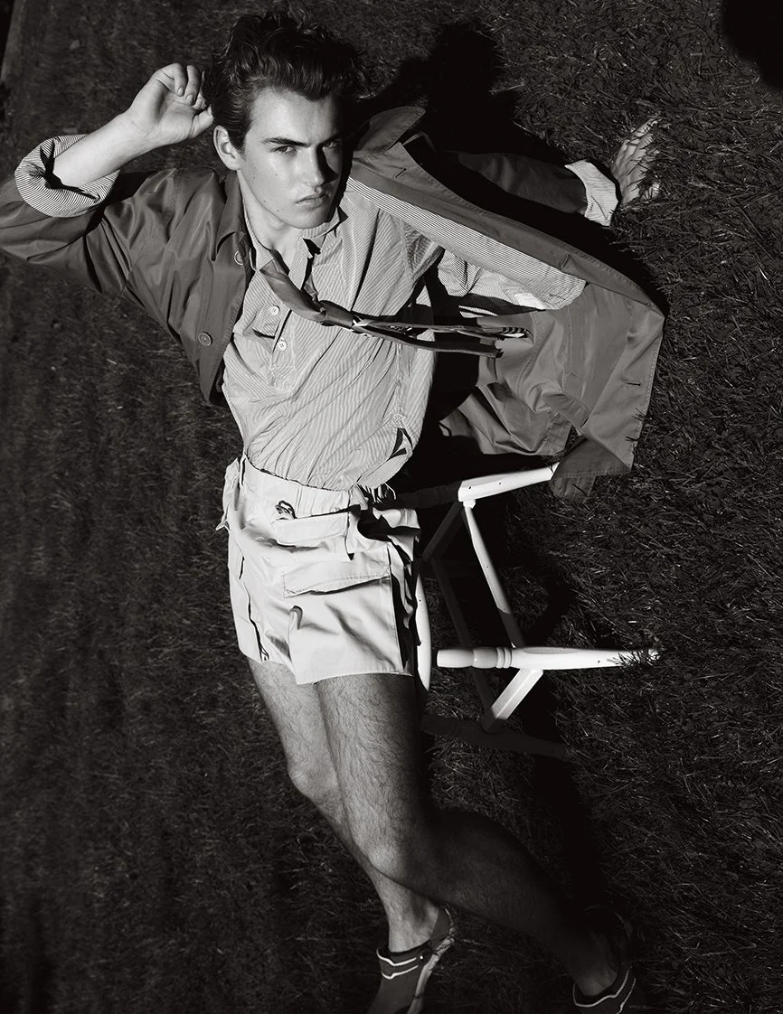 Carson Pacheco for L'Officiel Hommes 
by Karl Simone and Tatiana Cinquino