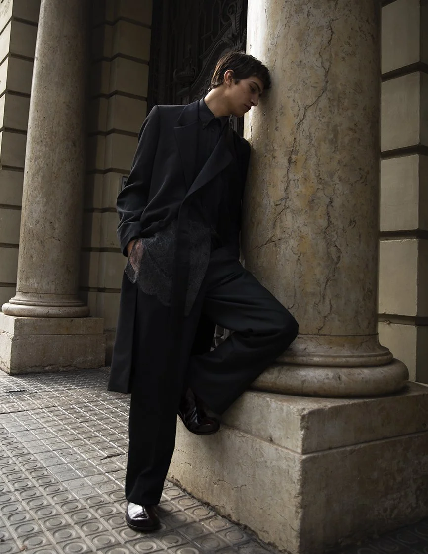 Alejandro Albaladejo for L'Officiel Hommes by Karl Simone and Sergi Padial 