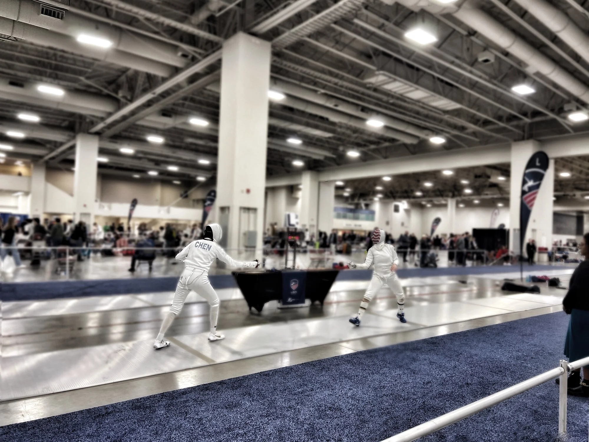 Lefu Chen in action at Nationals