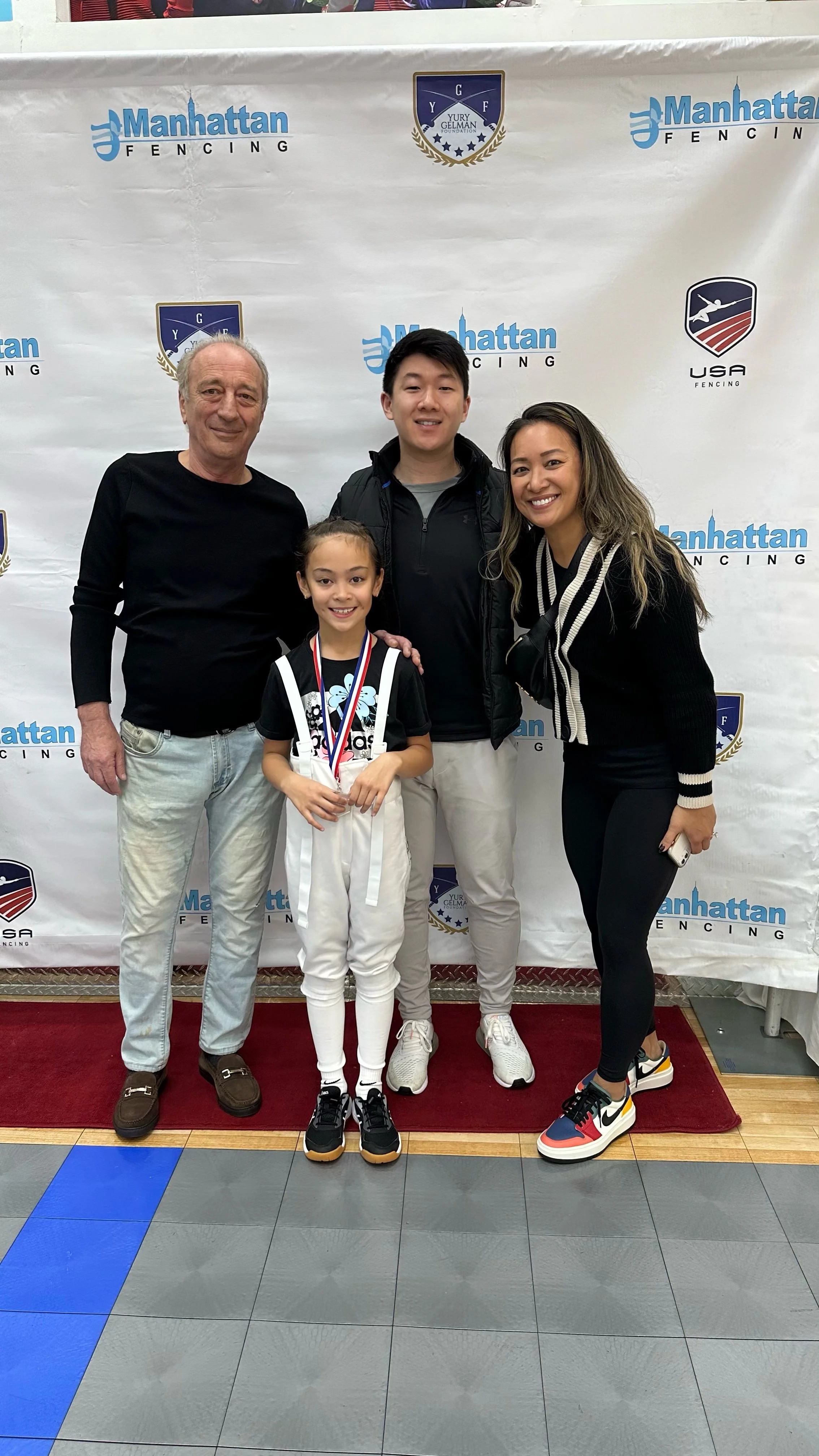 Jordanna Daniels with a Silver Medal finish at the Manhattan Fencing Center Liberty Cup