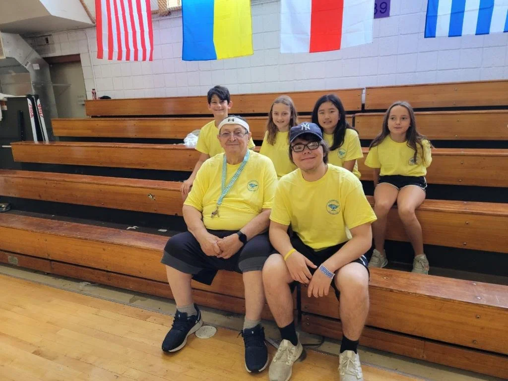 Coach Misha and Allegro Fencers at International Fencing Camp 