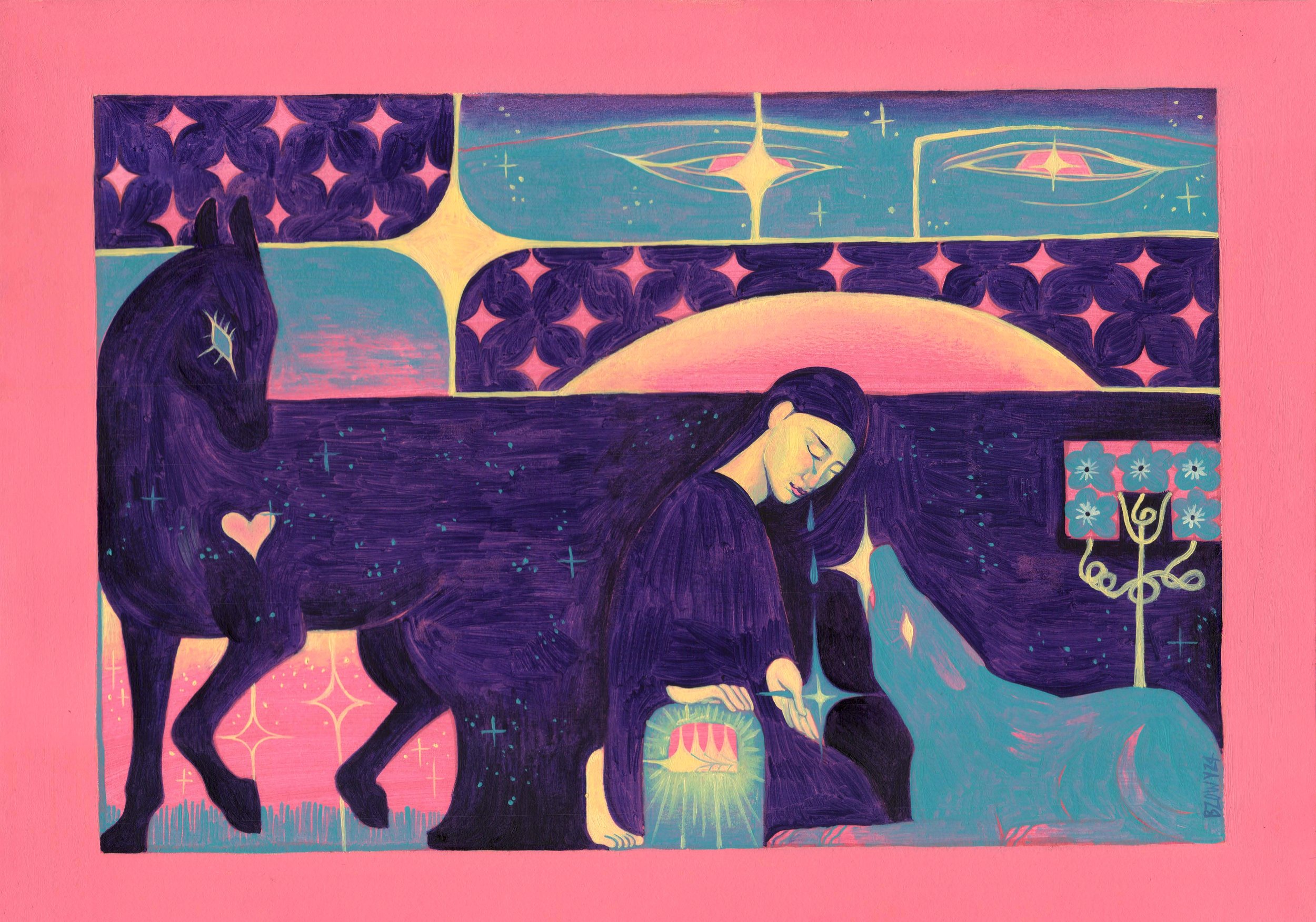 "Sun Still Sets" Print