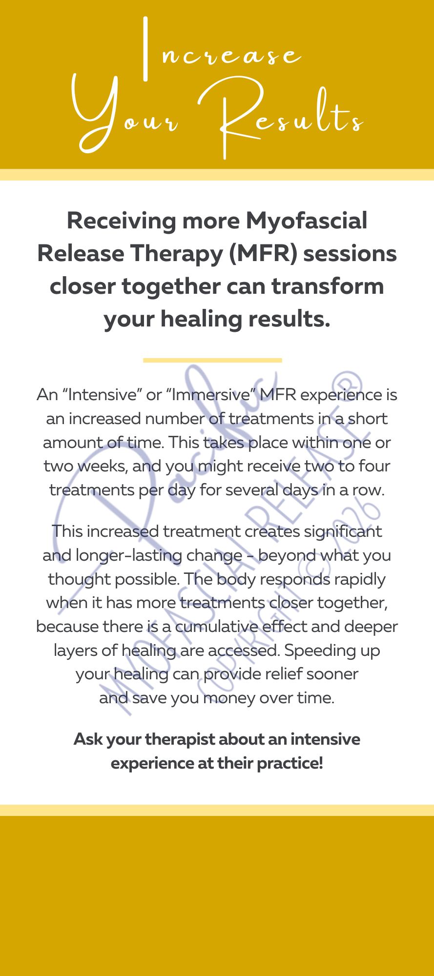 Increase Your Results - Front Side