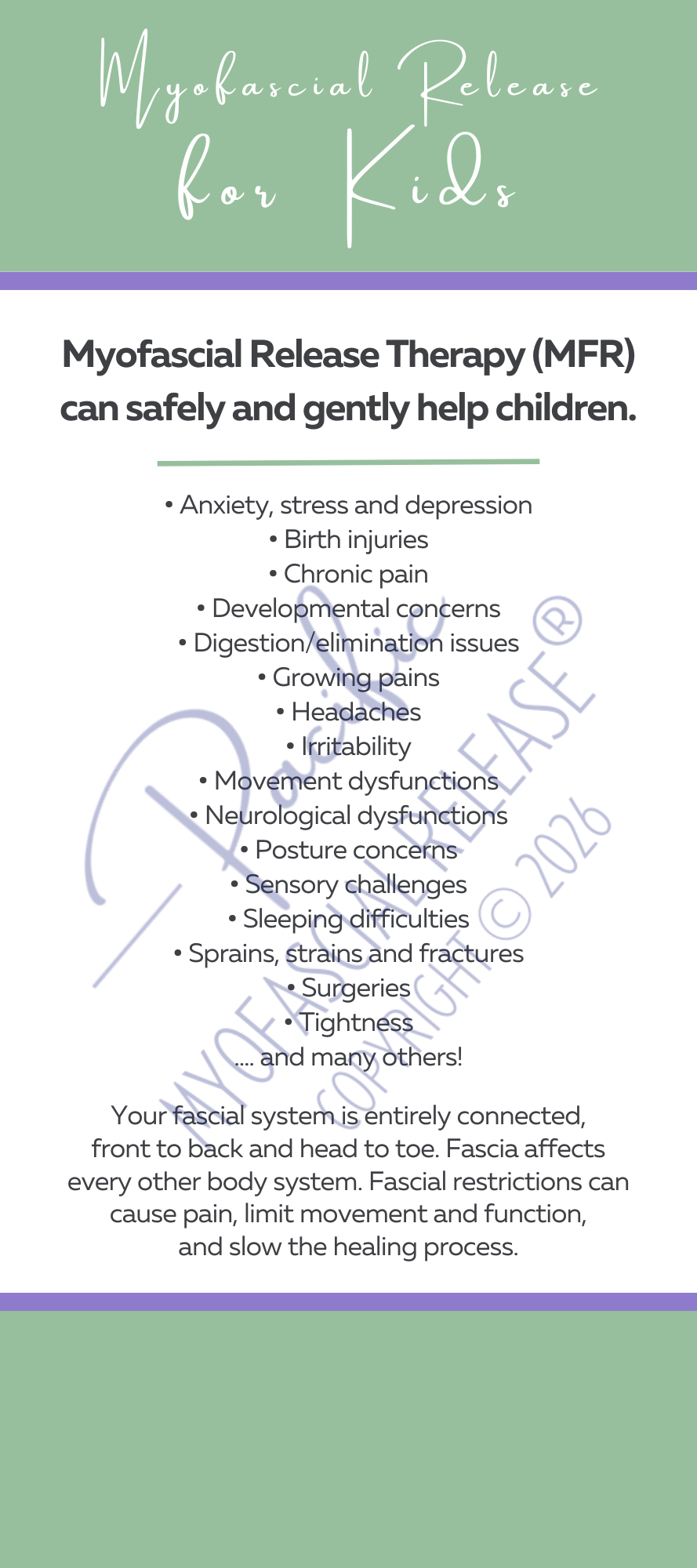 MFR for Kids - Front Side