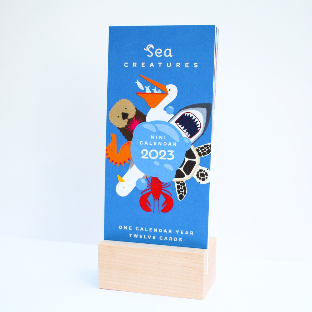2023 Sea Creatures Desk Calendar — Make For Joy