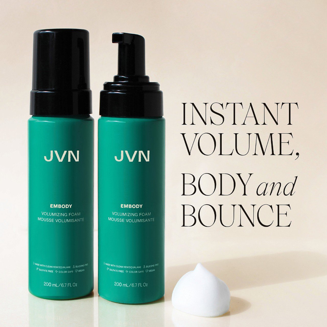 JVN Embody Volumizing Foam — âme