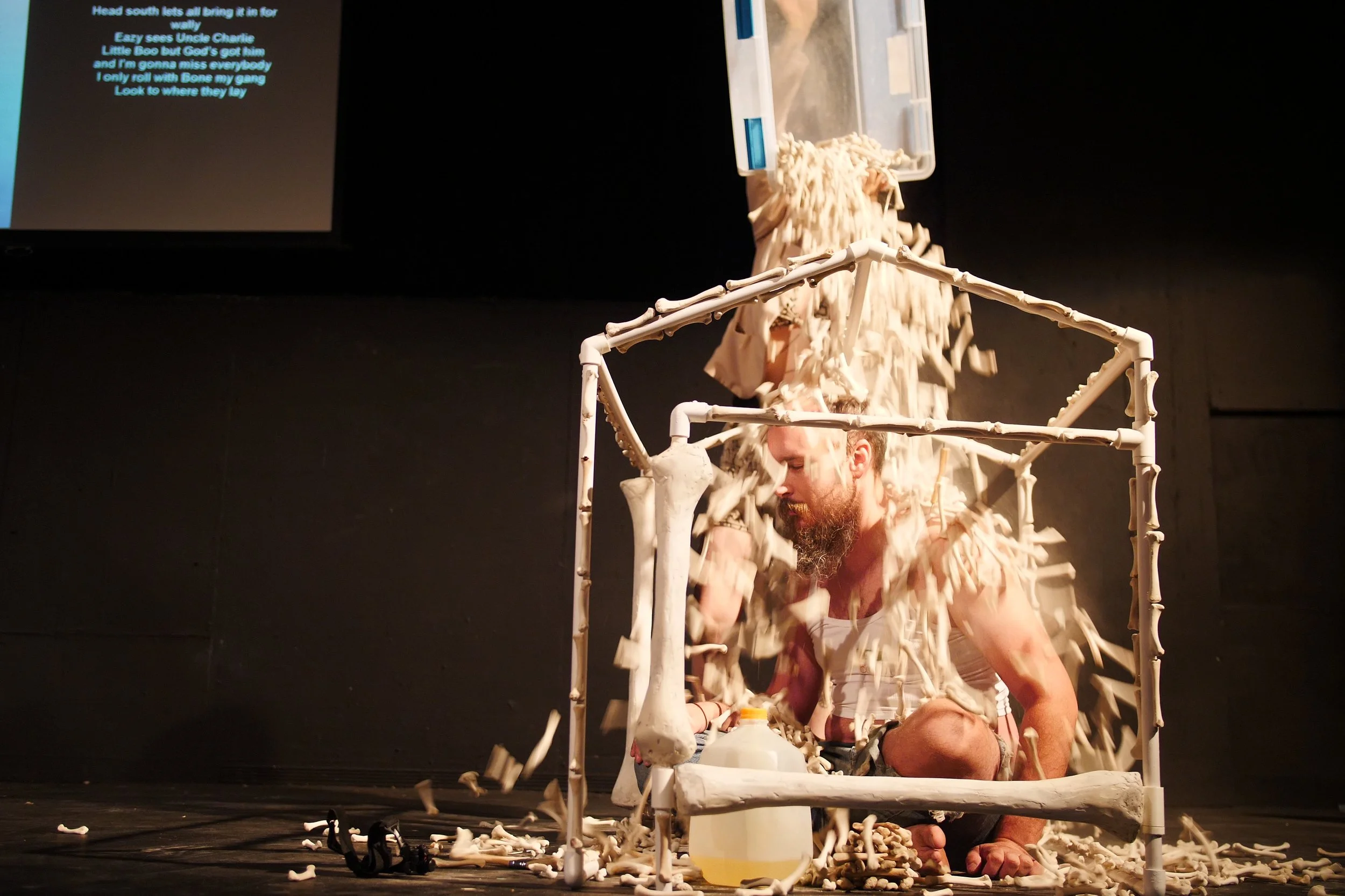  Come behold the ossified potential of waste management theater. 