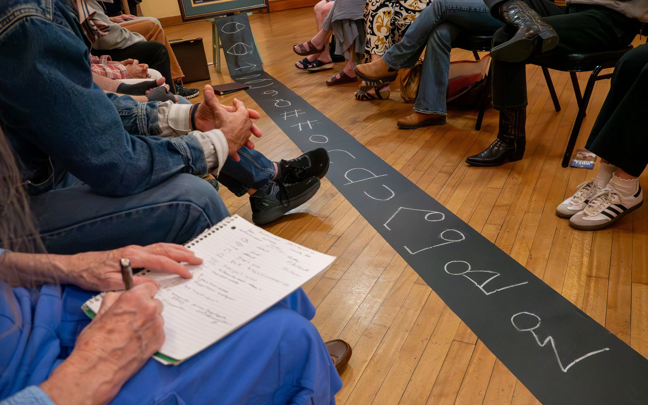  Workshopping L. Gilbreth  @ Charles Johnson House, American Legion Travis Post 76, Austin, TX  Feb 22-26, 2026  Performed, Written, and Devised by Amy Chiao  photography by Sabine Fletcher 