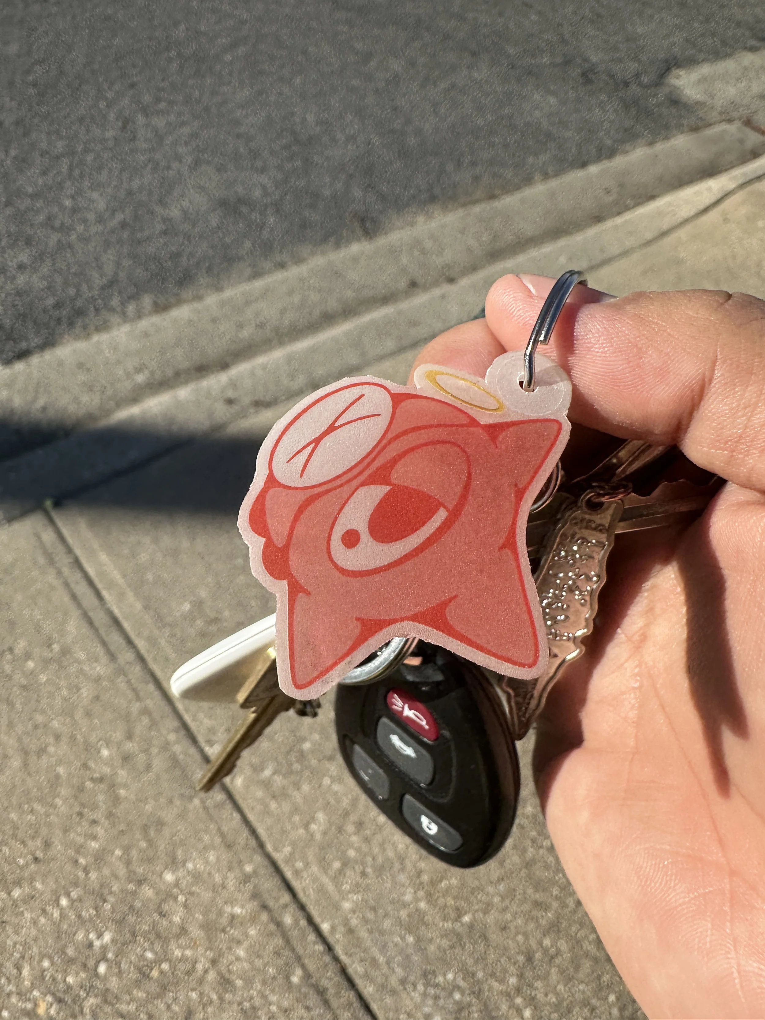 The Gilded Flower Keychain