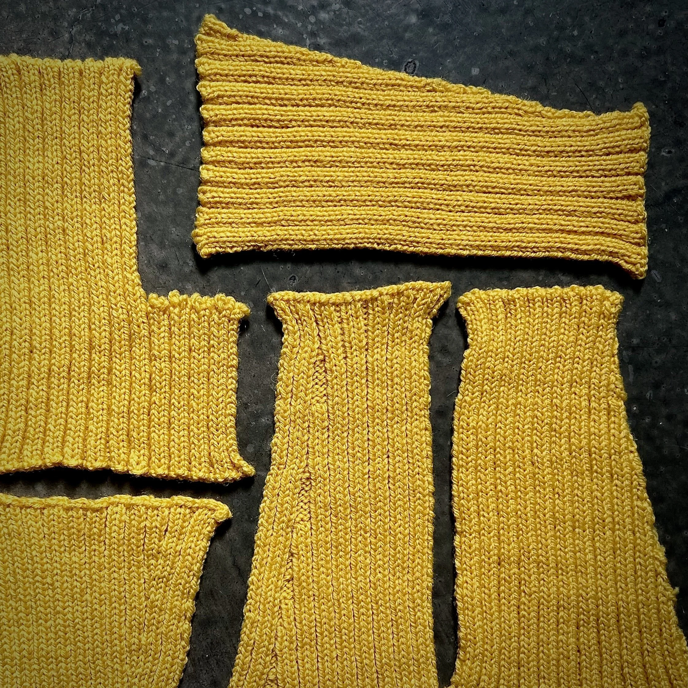 Shaping with 2x2 rib