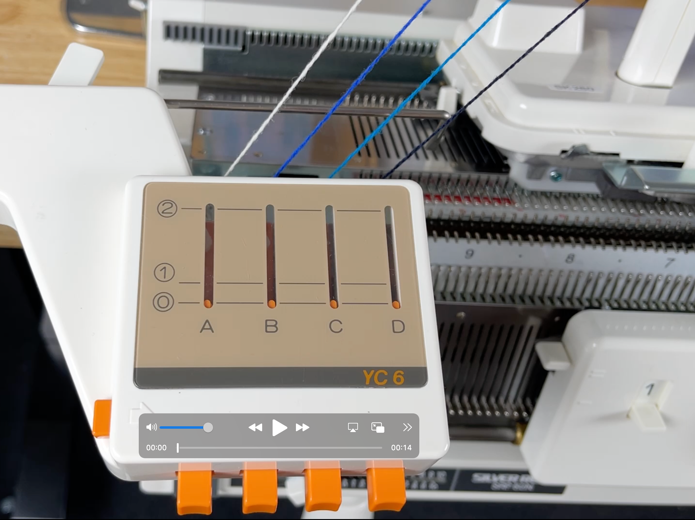 Color changer for Double Bed Jacquard