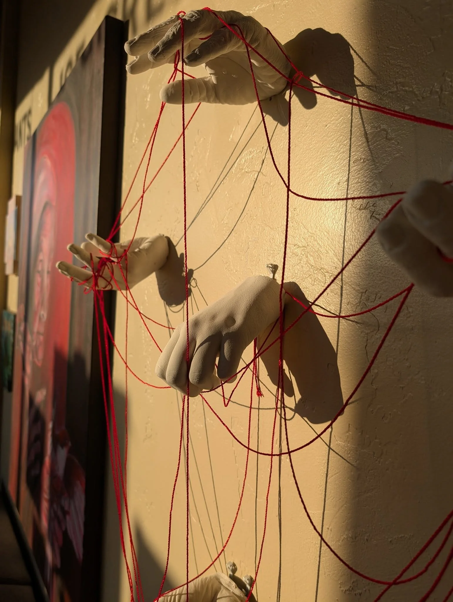 (Detail) In Circles we Mend (2025)
Plaster and Thread