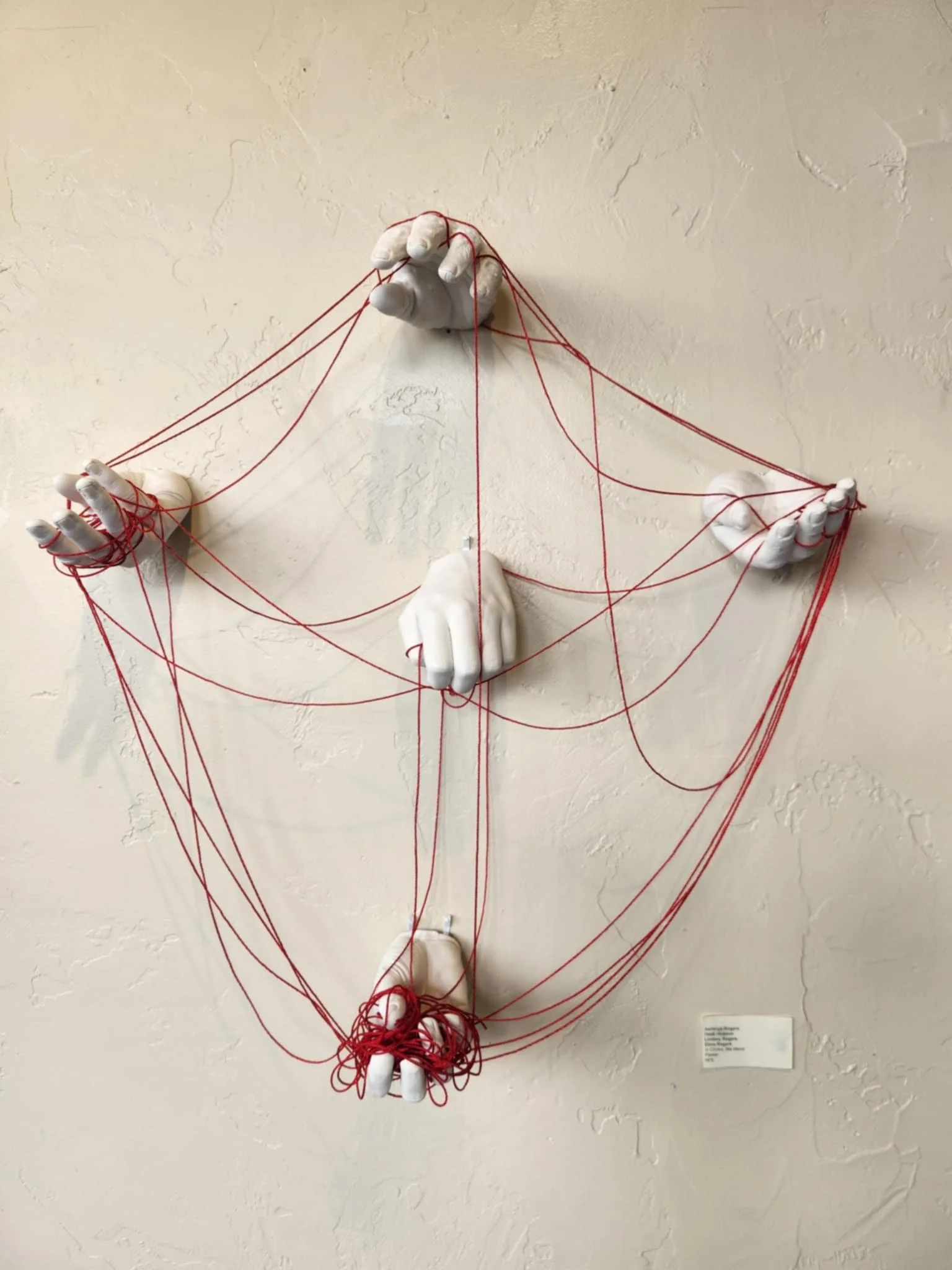 In Circles We mend (2025)
Plaster and Thread