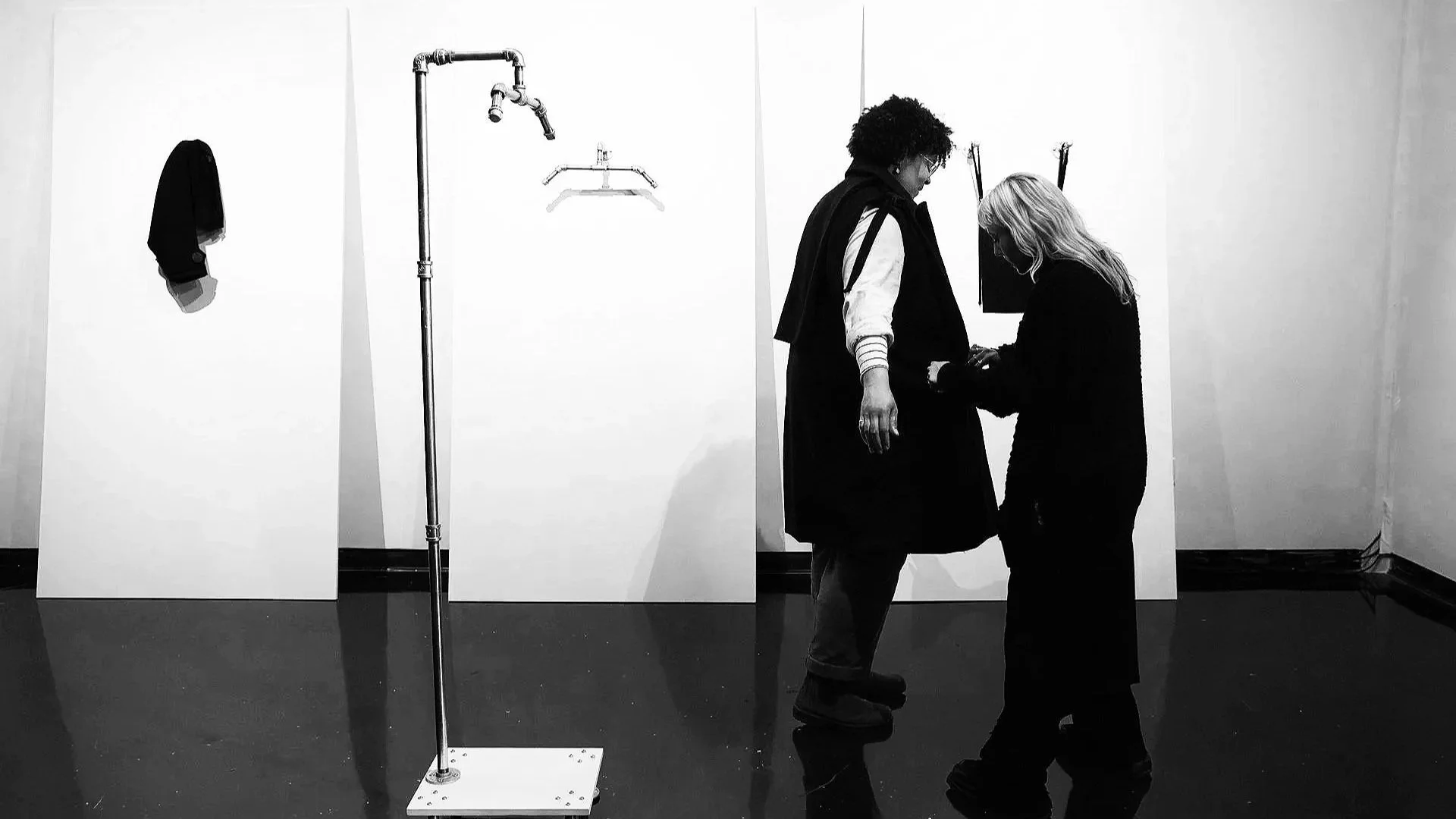 THE BLACK COAT | interactive wearable installation - 2025
