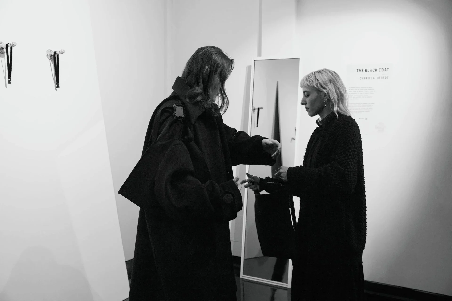 THE BLACK COAT | interactive wearable installation - 2025