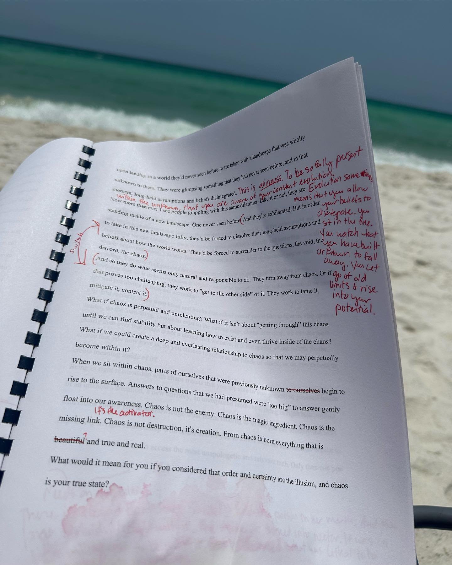Wrote this from the sand a few weeks ago. Then forgot about it. Just now found it. 💃🏻

I&rsquo;ve been coming to the gulf coast since I was a baby. From age 1-17, we came every single summer, and I looked forward to it every day of the year that we