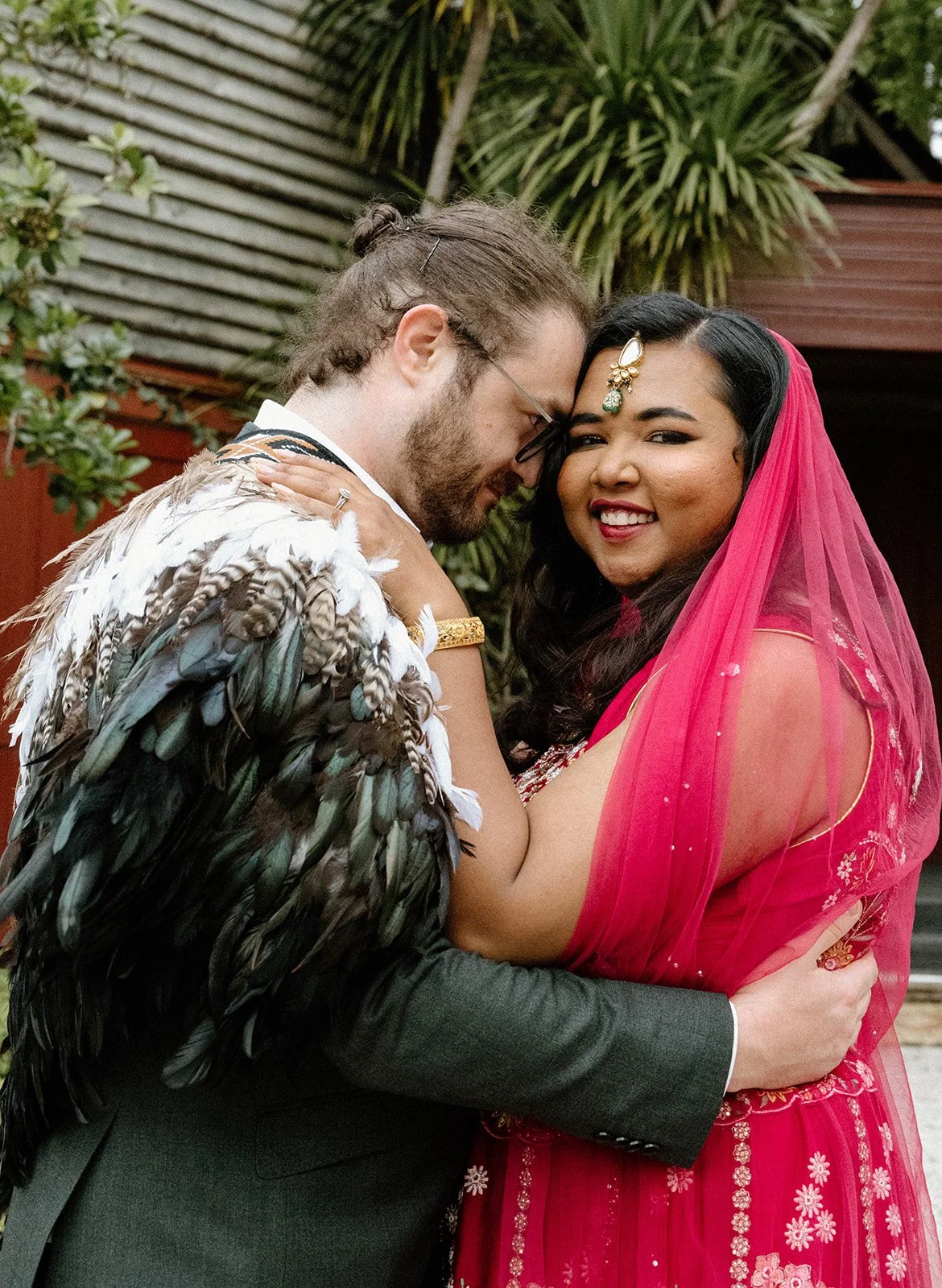 Kiwi groom and indian bride happy on their wedding day.jpg