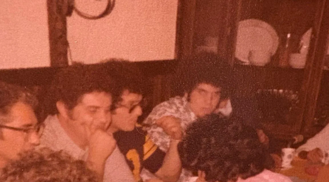 Brothers Joseph, John and Anthony Zeolla together during the early years of the family furniture business.