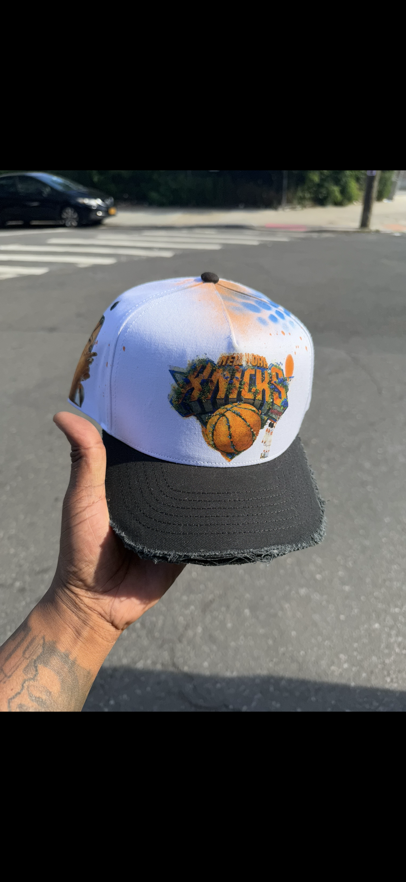 Knicks hat “black brim” snapback (Copy)