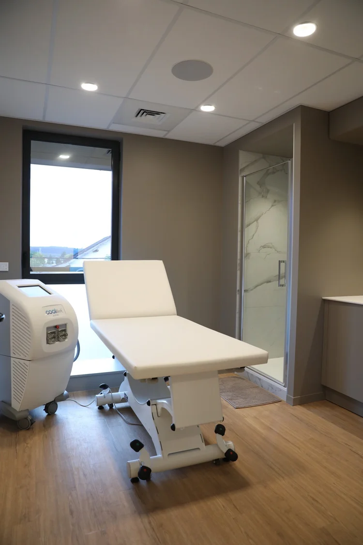 Cabine de soin au Centre Laser Villefranche