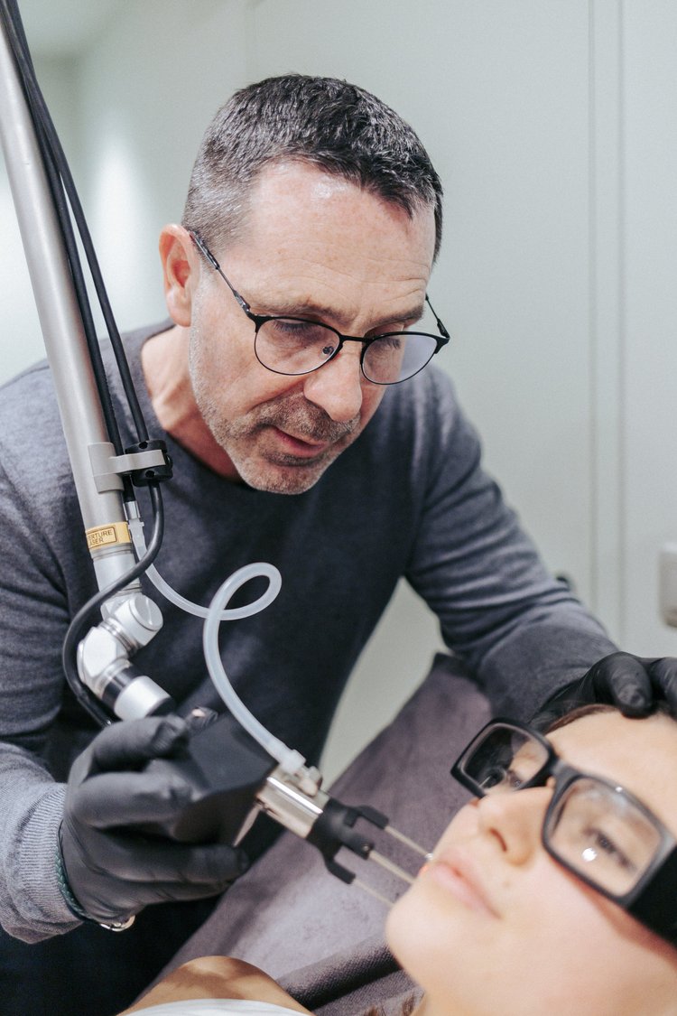 Ambiance cabine CO2 fractionné Centre Laser Villefranche