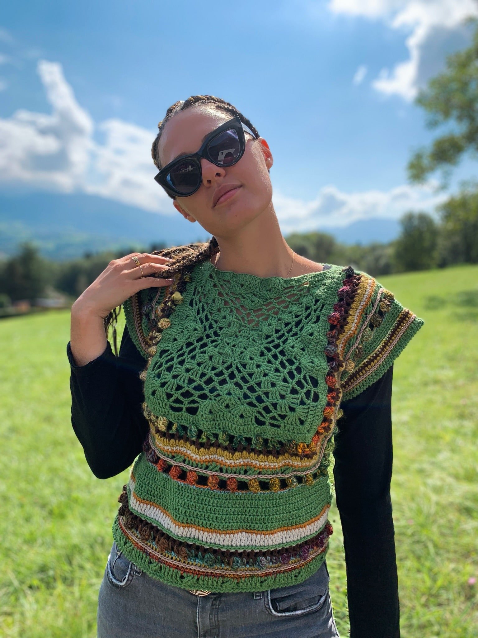 Pull en crochet Bérénice