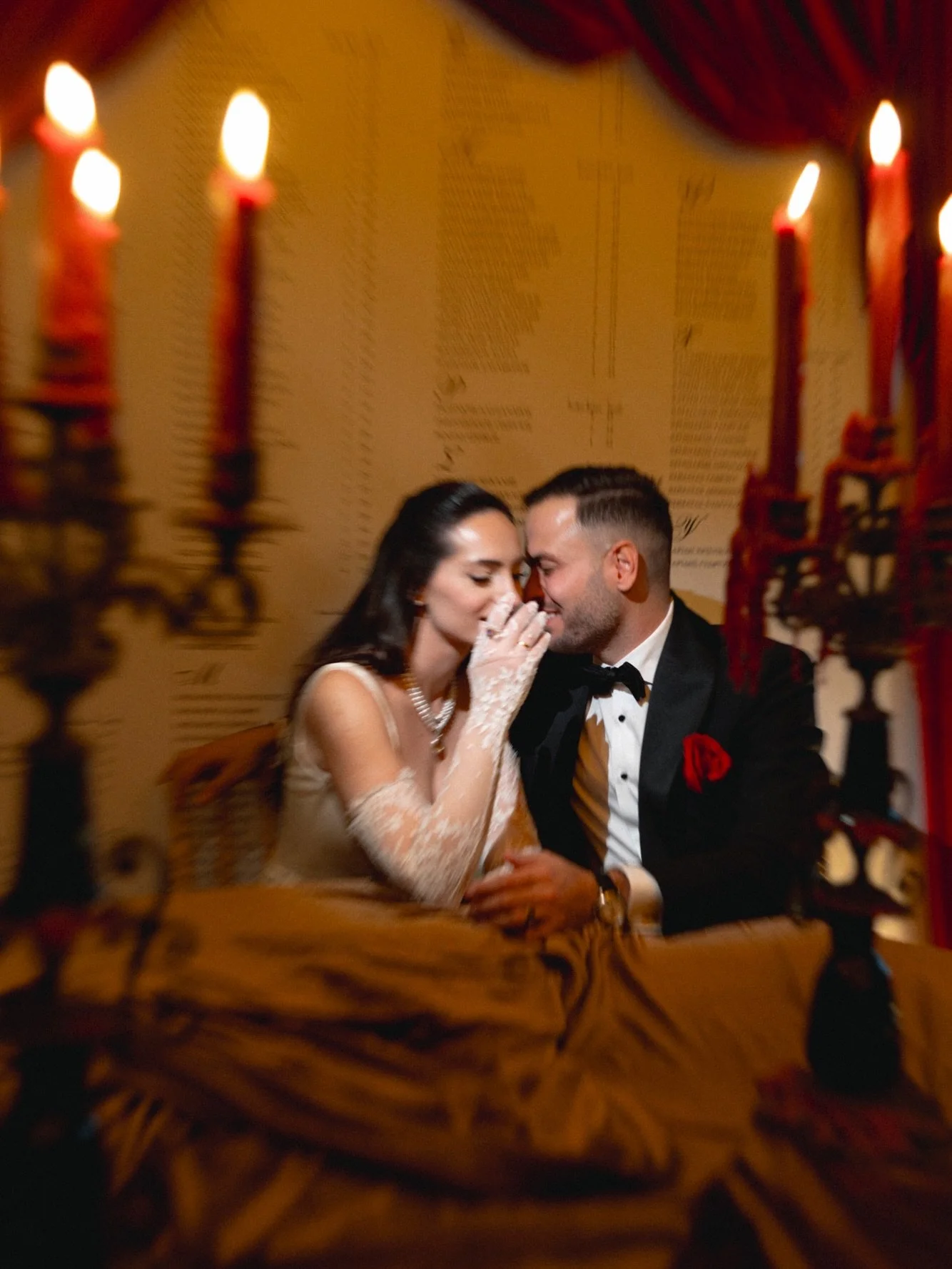 Velvet. Candlelight. And a stolen moment.