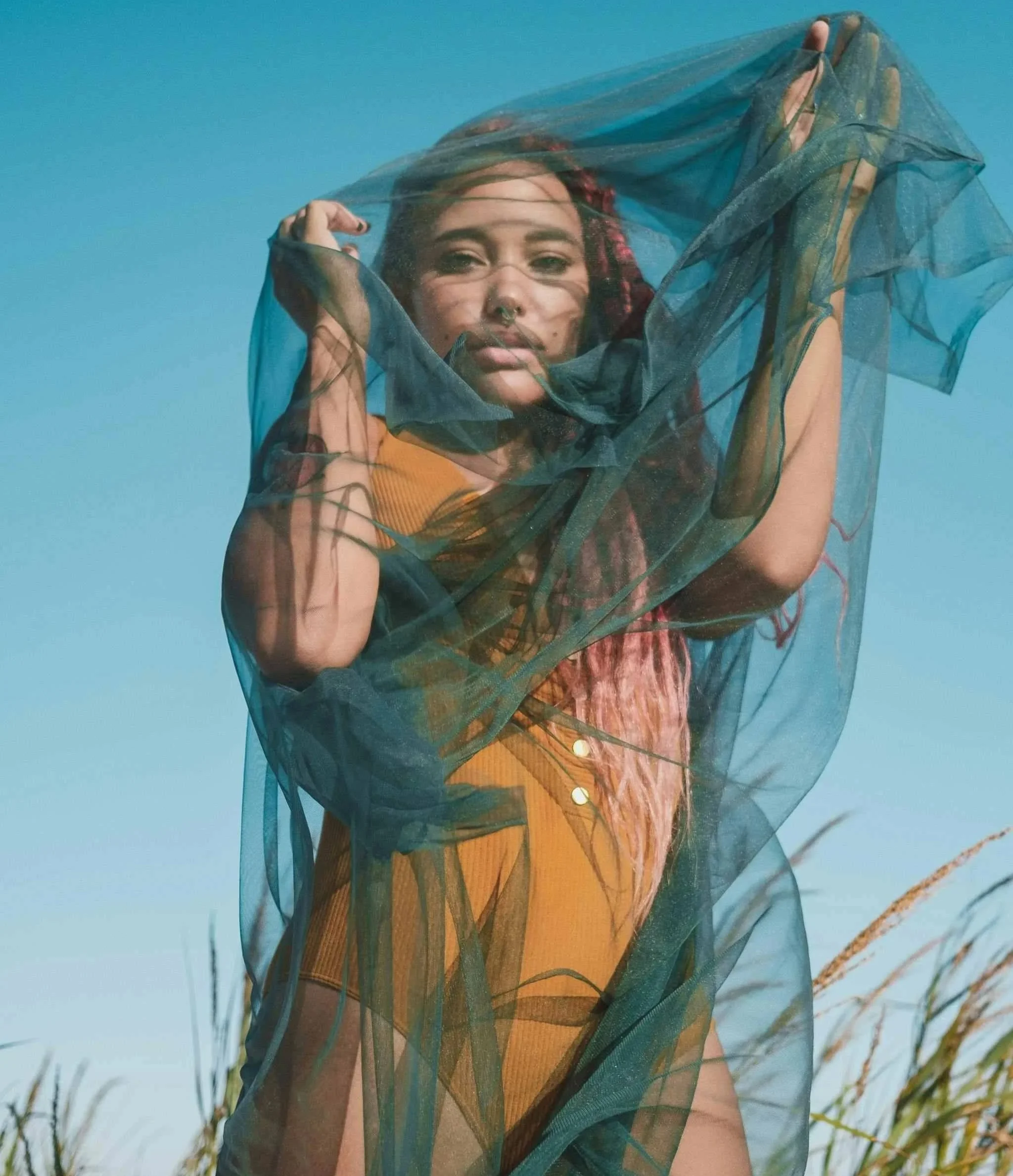 A feminine representation of Galactic Astrology, reflecting soul alignments and cosmic influences in the natal chart