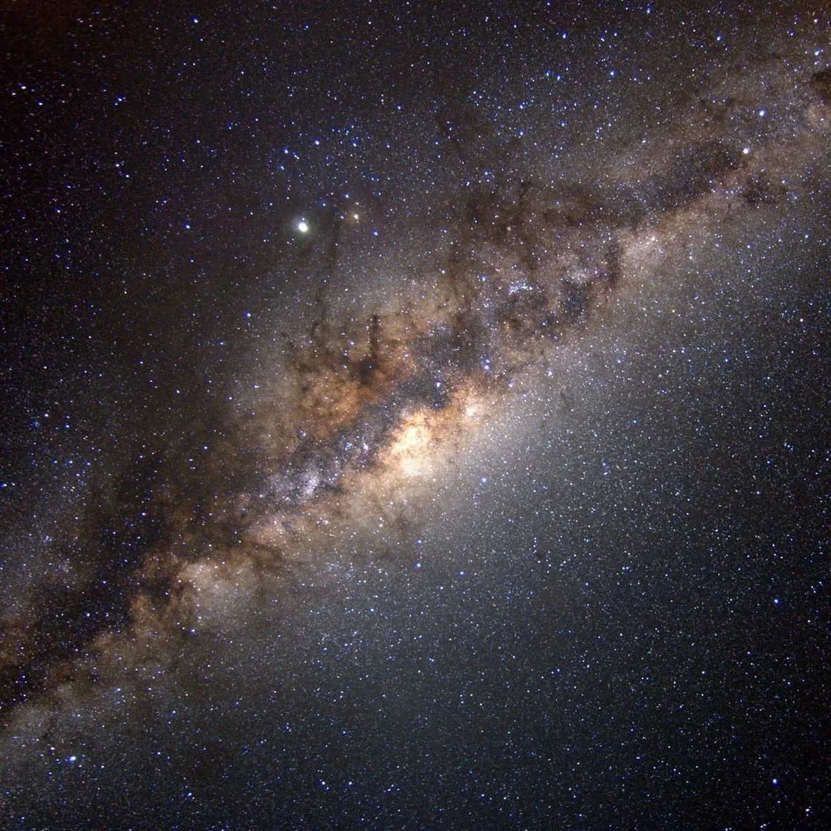 Visual representation of the Galactic Center, the supermassive black hole at the core of the Milky Way