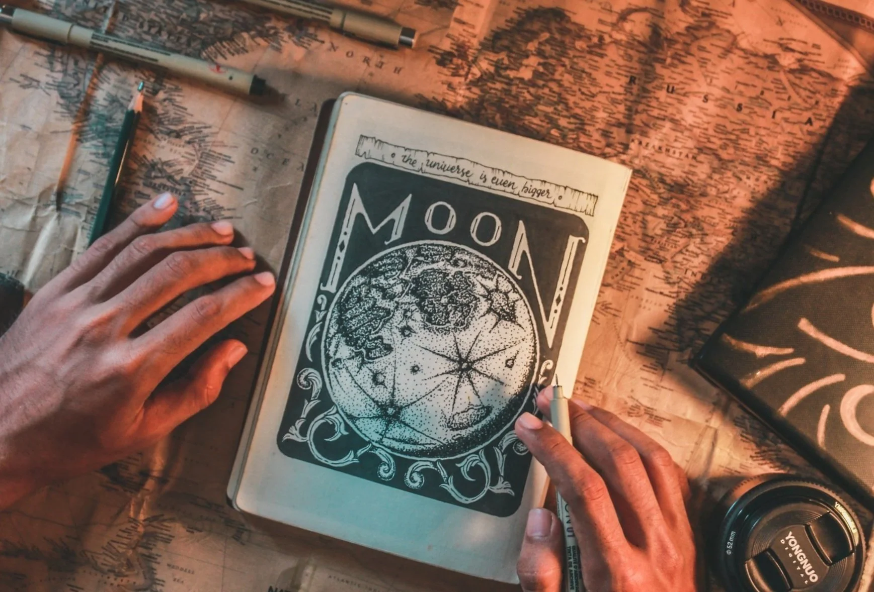 Notebook for moon intentions