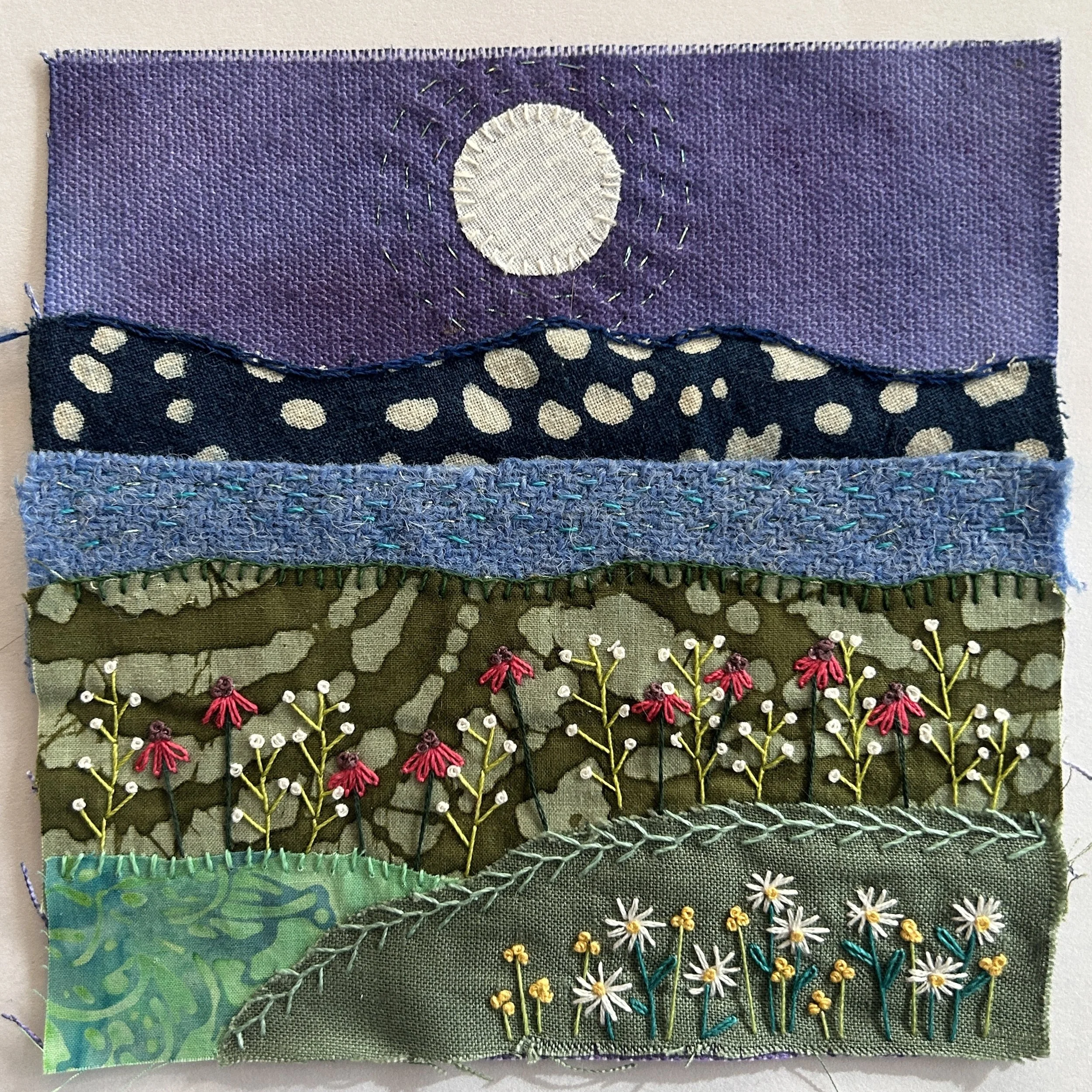 The Glowing Moon - 5 Inch Landscape Pattern