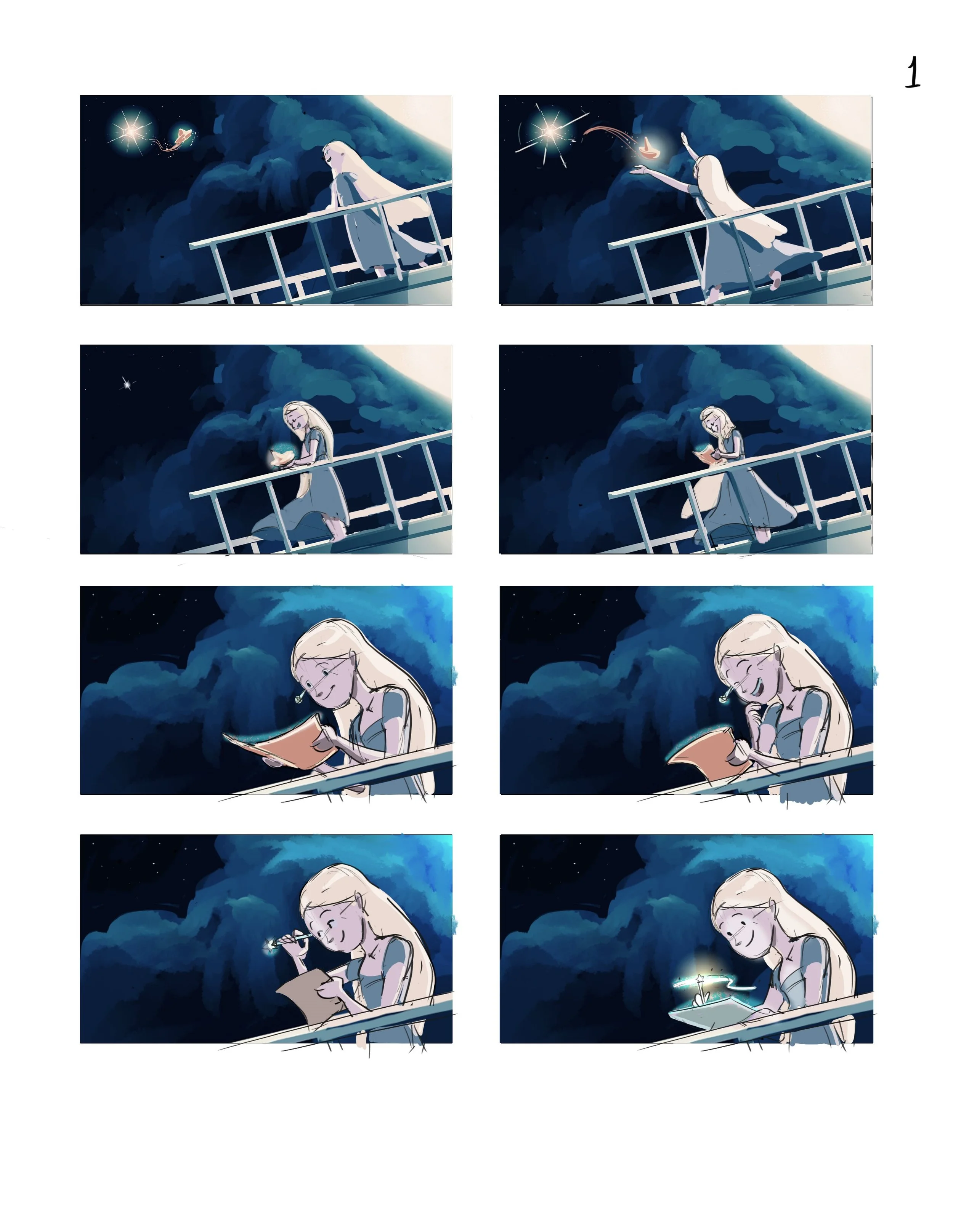 Storyboards/Colorboards Pg 1