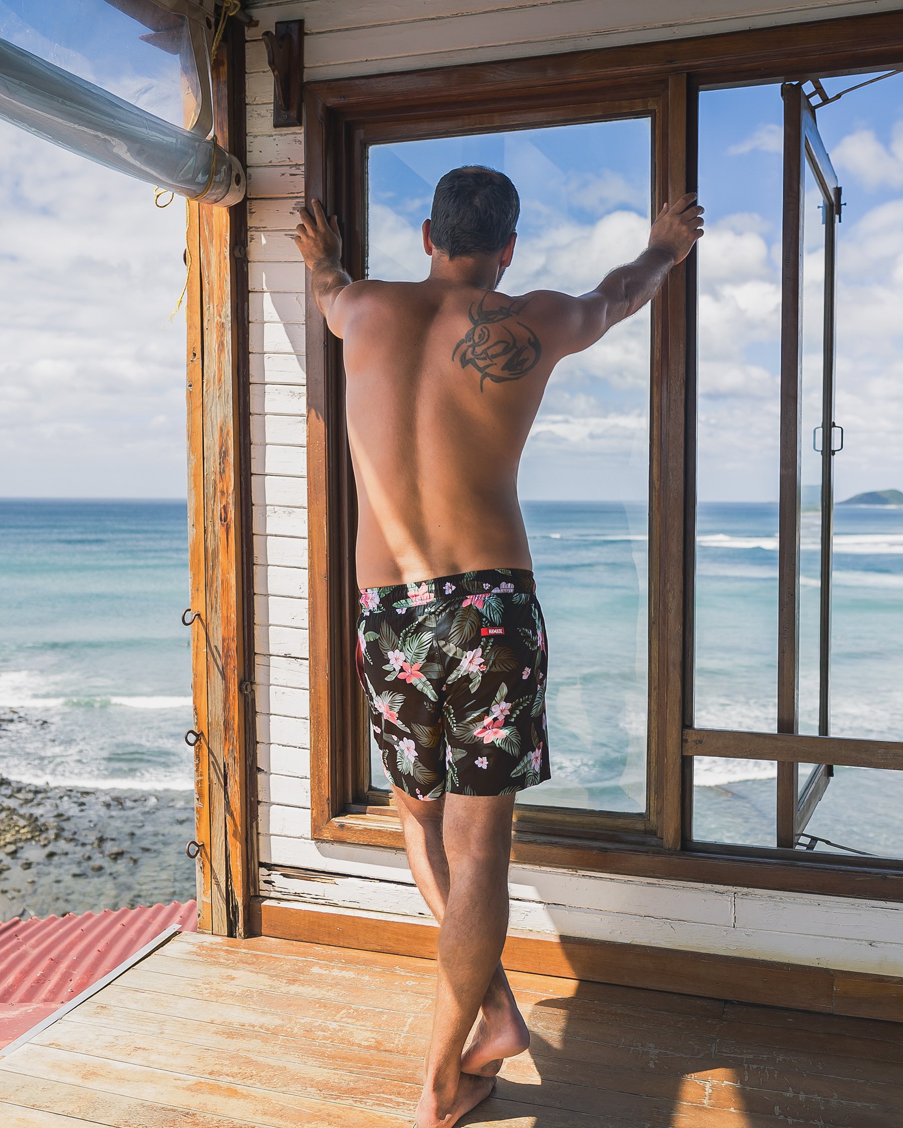 Compression Liner Volley Swimsuit - Floral