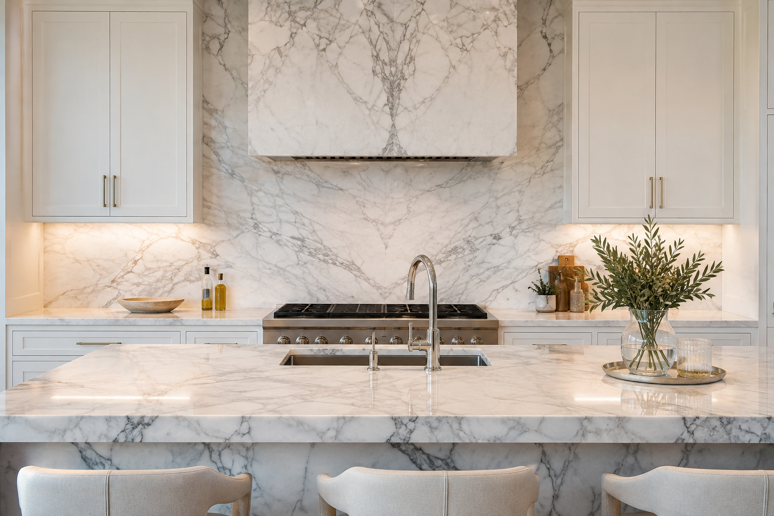 One Way Granite & Marble, LLC kitchen