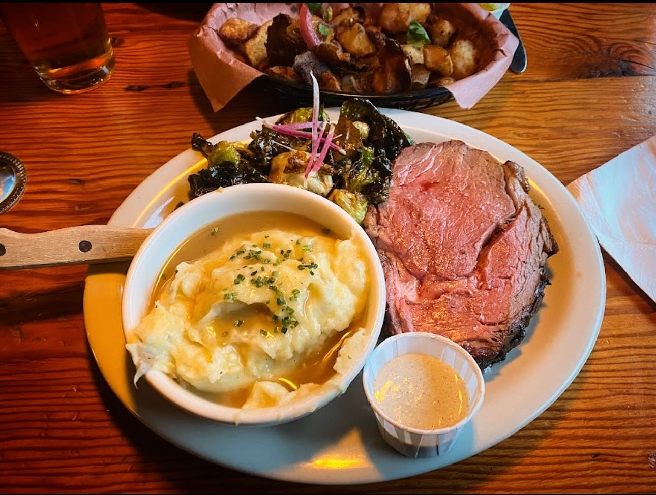 Holy cow! It&rsquo;s Thursday ! Again! See ya for lunch at 11am! Prime rib hits at 5!!