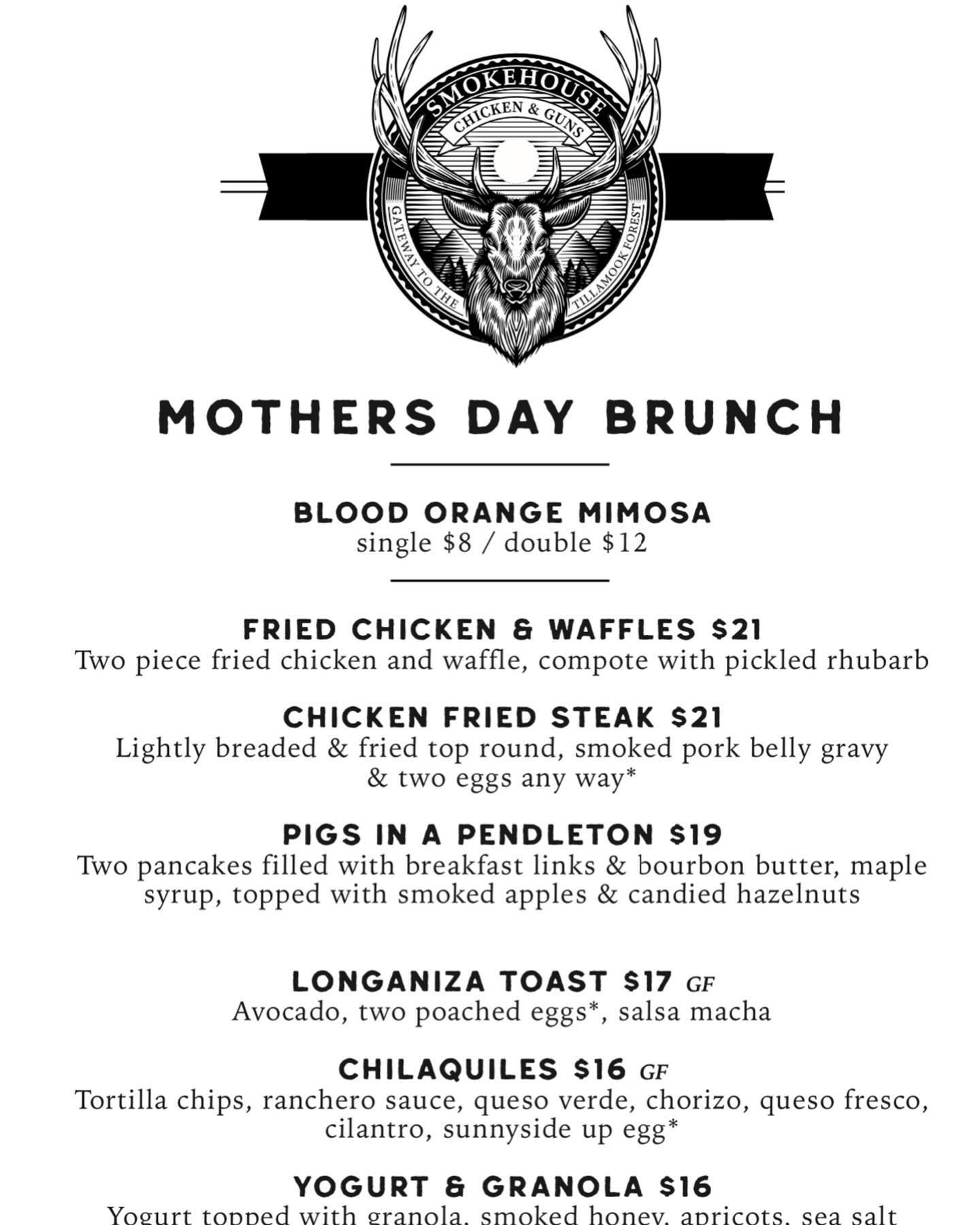 Last year Mother&rsquo;s Day brunch was a handful! We were understaffed and underprepared. This year we&rsquo;re full staffed and prepared with a perfect menu to serve you and your soon to be drunk mom! see you on Sunday!
