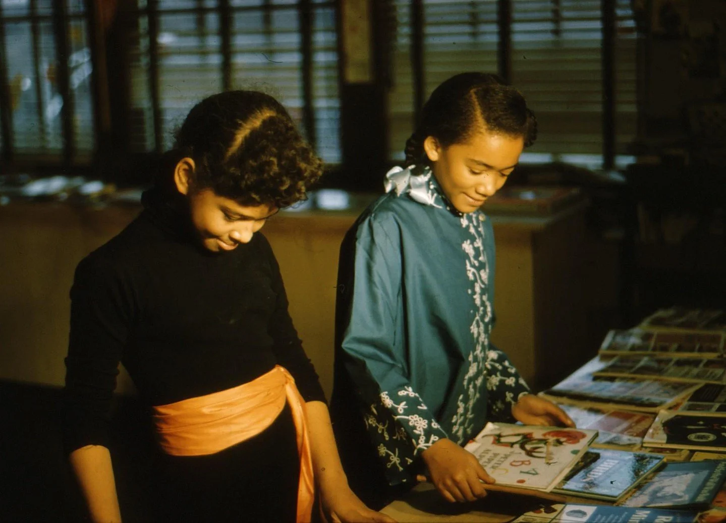 Kodachrome slides of McCosh School in Chicago, Illinois, from 1959