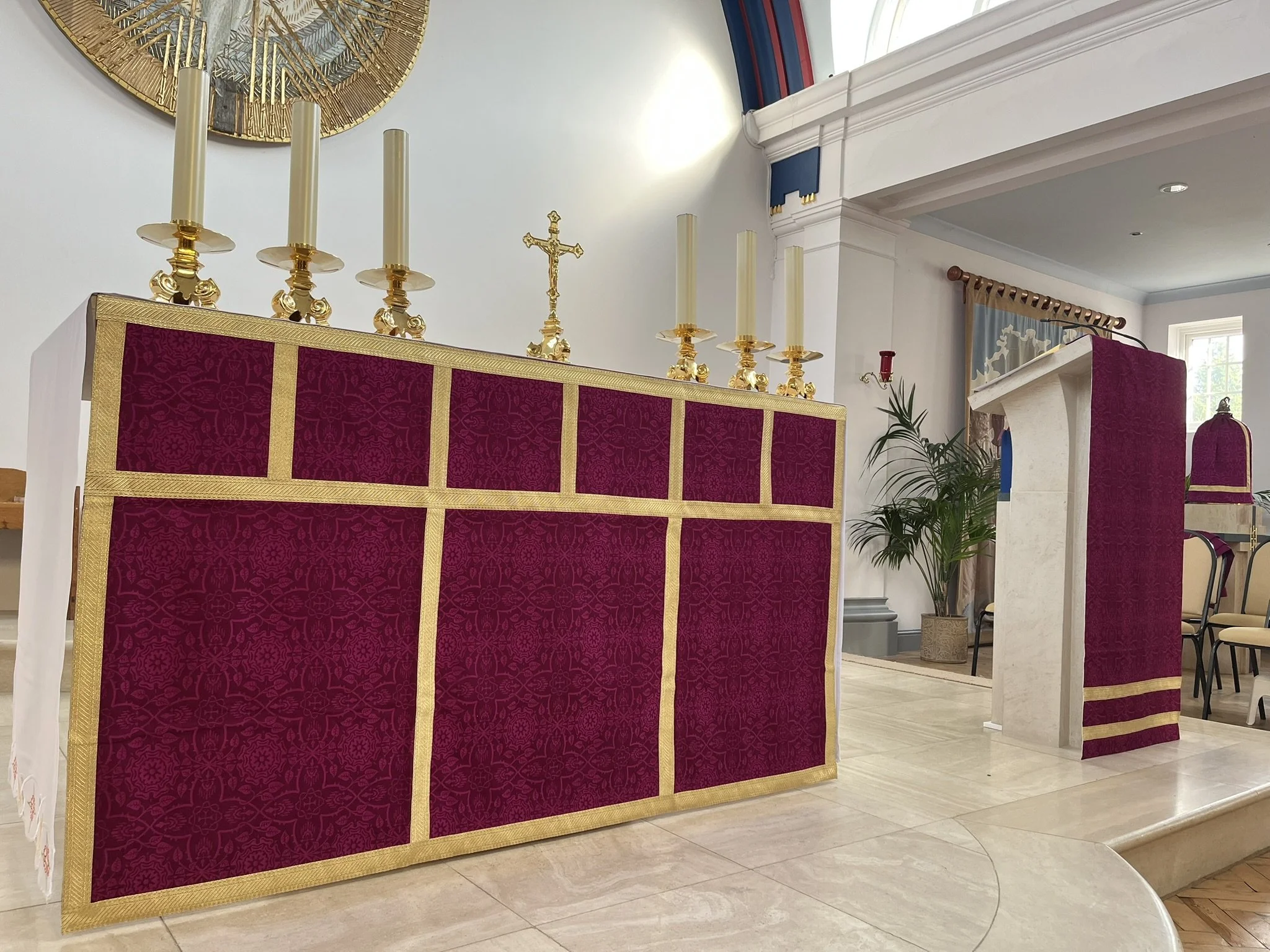 Glastonbury Brocade Altar Frontal