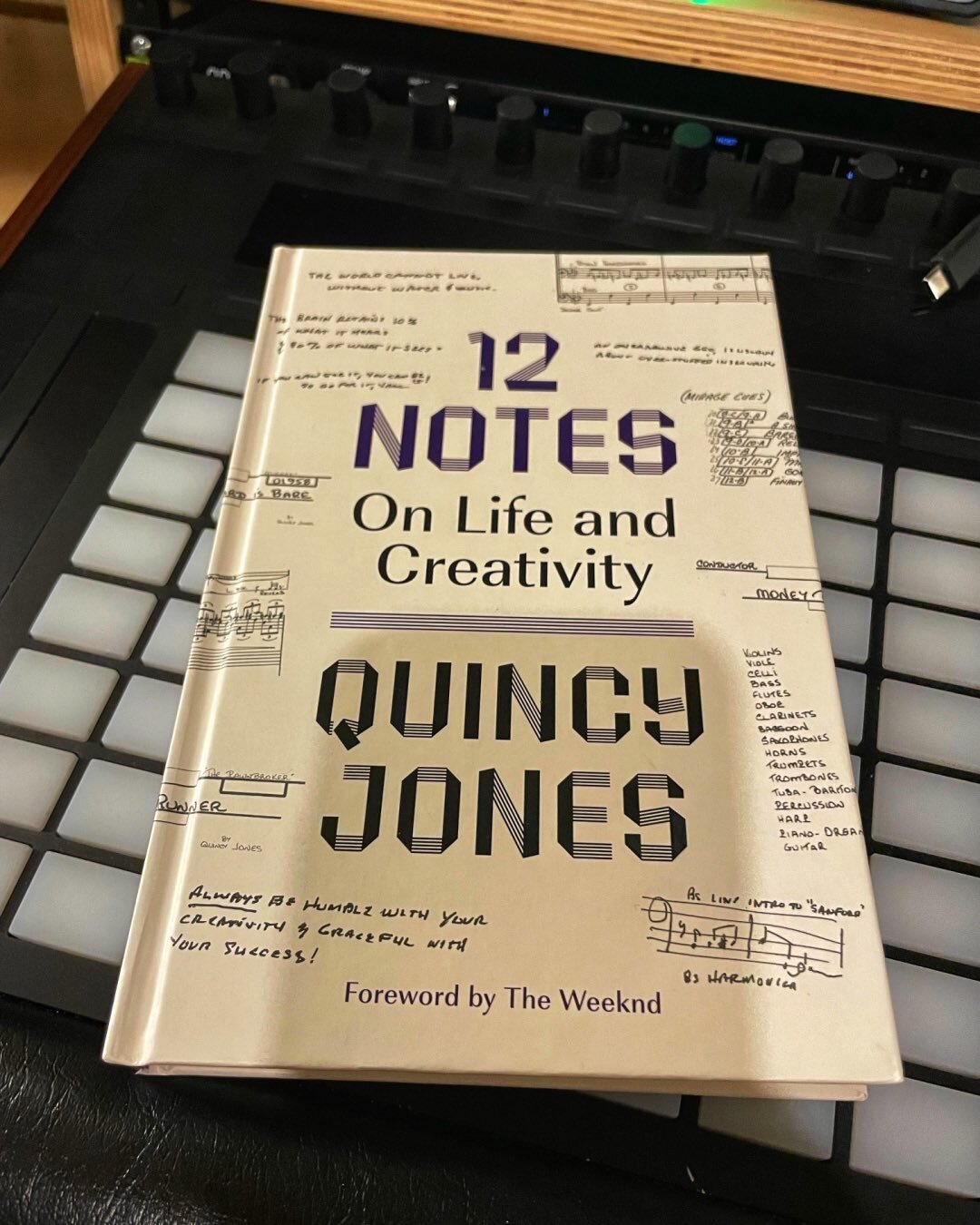 Got my copy! Excited to read this new book by the great @quincyjones