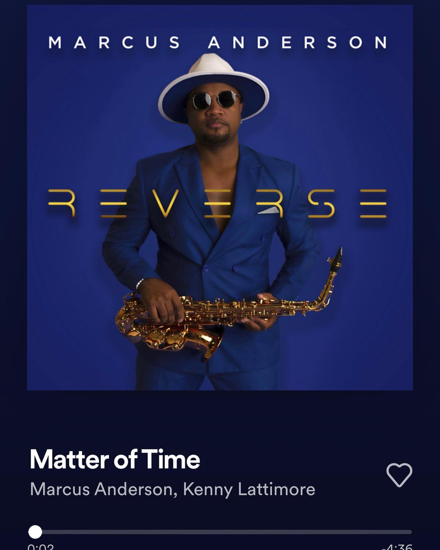 It&rsquo;s always a good time when my brother @mandersonsax reaches out. I appreciate the call bro.. thank you for letting me be a part of this..the record turned out amazing! Congrats on the new album!