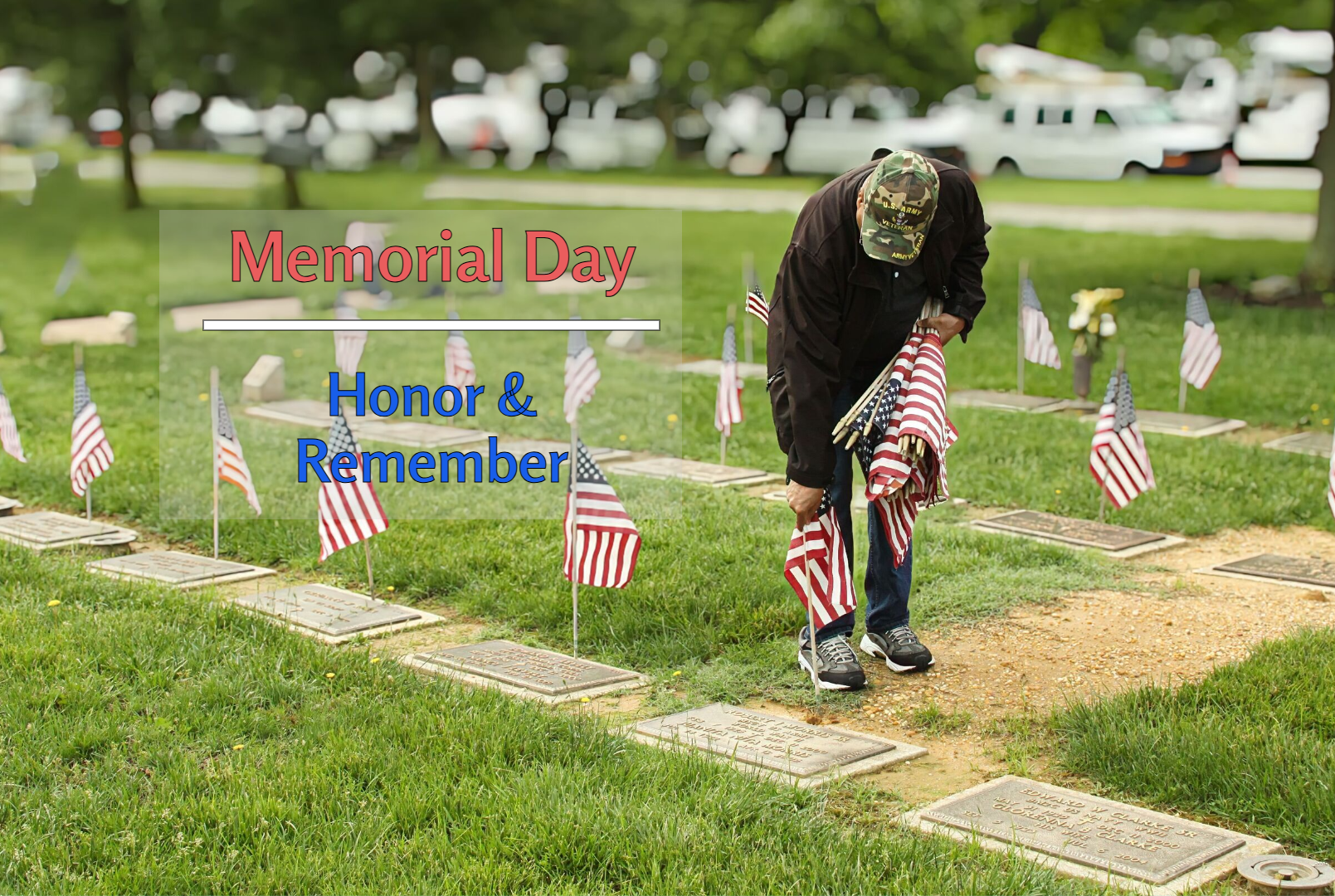 Honoring Veterans with Flags – Veterans Memorial Cemetery